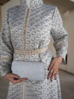 قفطان أوركيد البروكار - الصورة 3