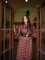 ⁦قفطان شروق المخمل (ألوان الطبيعة)⁩ - الصورة ⁦4⁩