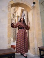 ⁦قفطان شروق المخمل (ألوان الطبيعة)⁩ - الصورة ⁦8⁩